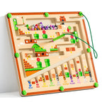 Pixels & Puzzles: Magnetic Color & Number Learning Maze