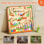 Pixels & Puzzles: Magnetic Color & Number Learning Maze