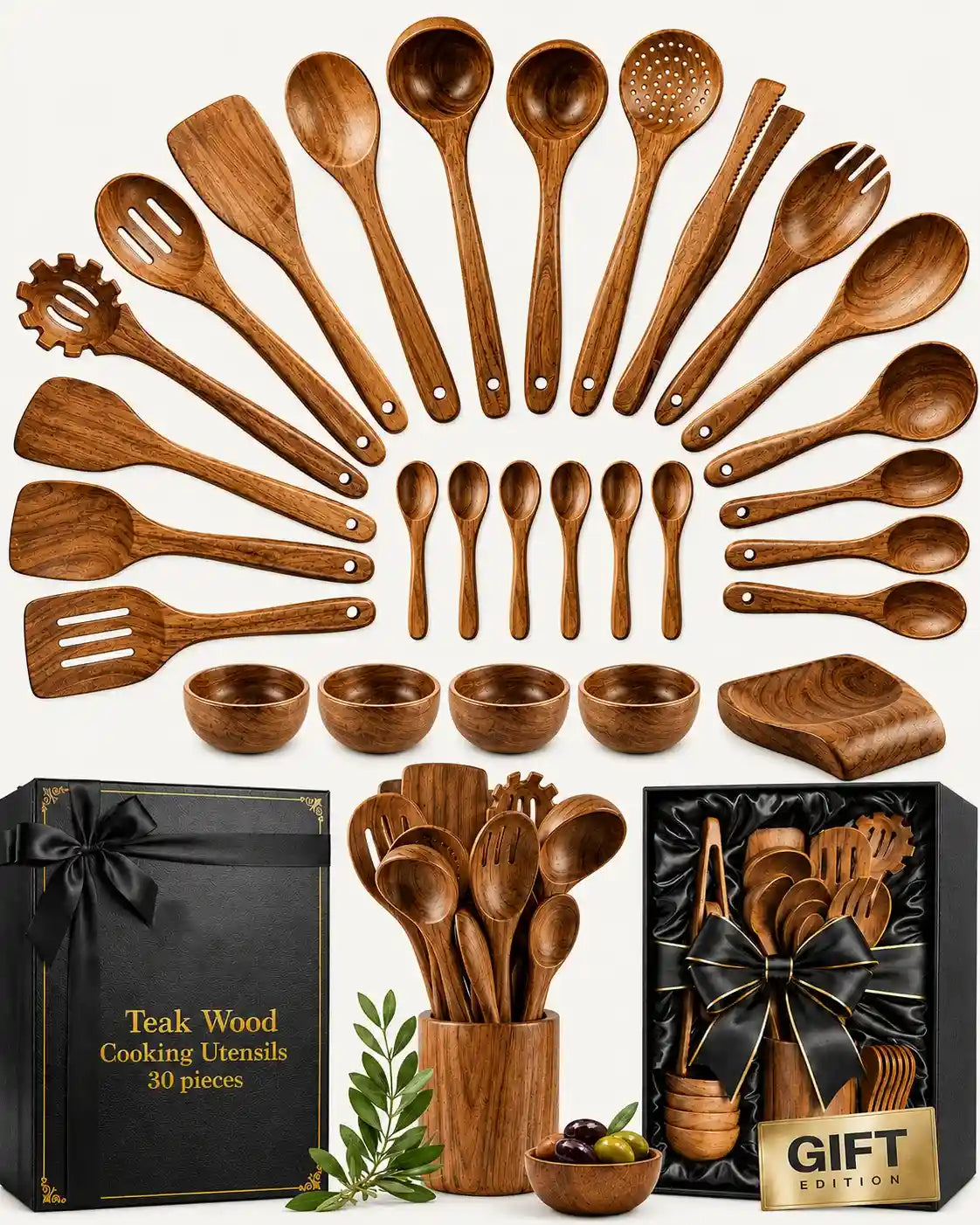Teak Wood Utensils