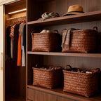 Handwoven Rattan Storage Basket
