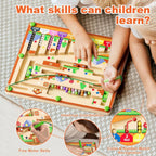 Pixels & Puzzles: Magnetic Color & Number Learning Maze