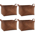Handwoven Rattan Storage Basket