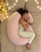 The Cooling Lyocell Crescent Pillow| Full-Body Support Pillow for Side Sleepers