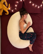 The Cooling Lyocell Crescent Pillow| Full-Body Support Pillow for Side Sleepers