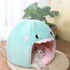 Haifischförmiges Katzenbett