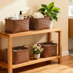 Handwoven Rattan Storage Basket