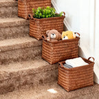 Handwoven Rattan Storage Basket