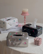 Handmade Ceramic Gemstone Tissue Box Cover