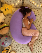 The Cooling Lyocell Crescent Pillow| Full-Body Support Pillow for Side Sleepers