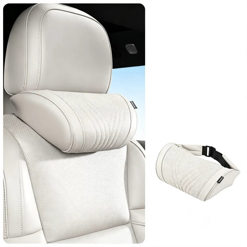 🚗💤 Relieve Driving Fatigue! Universal Memory Foam Car Headrest Neck Pillow, Ergonomic Support Auto Neck Cushion for Long Road Trips